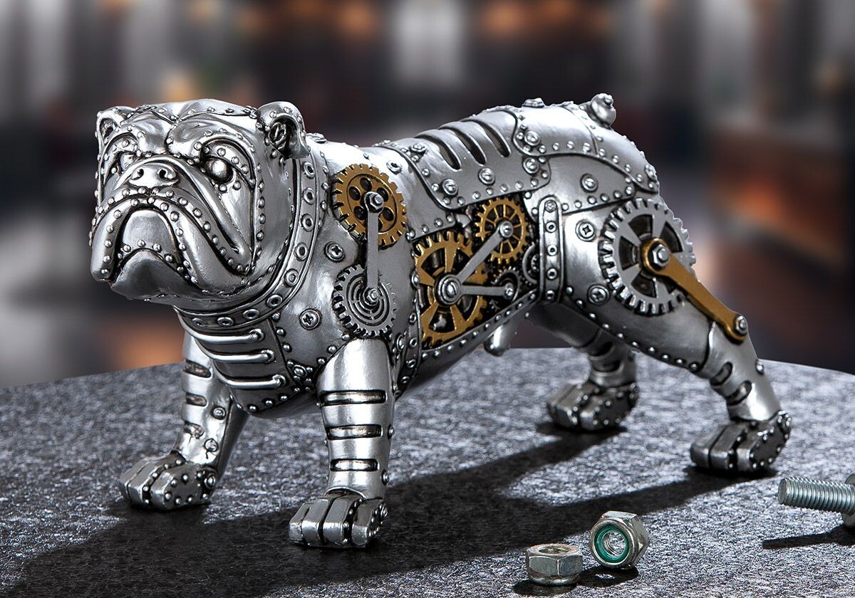 Steampunkový buldog 