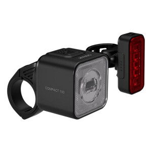 OSRAM LEDsBIKE COMPACT 100 SET – cyklosvietidlá predné + zadné, 100 lux, 95 m, IP54, USB-C, StVZO