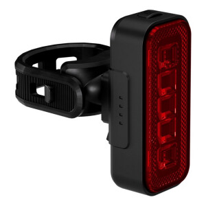 OSRAM LEDsBIKE COMPACT REAR – zadné cyklosvietidlo s brzdovým svetlom, IP54, USB-C, StVZO