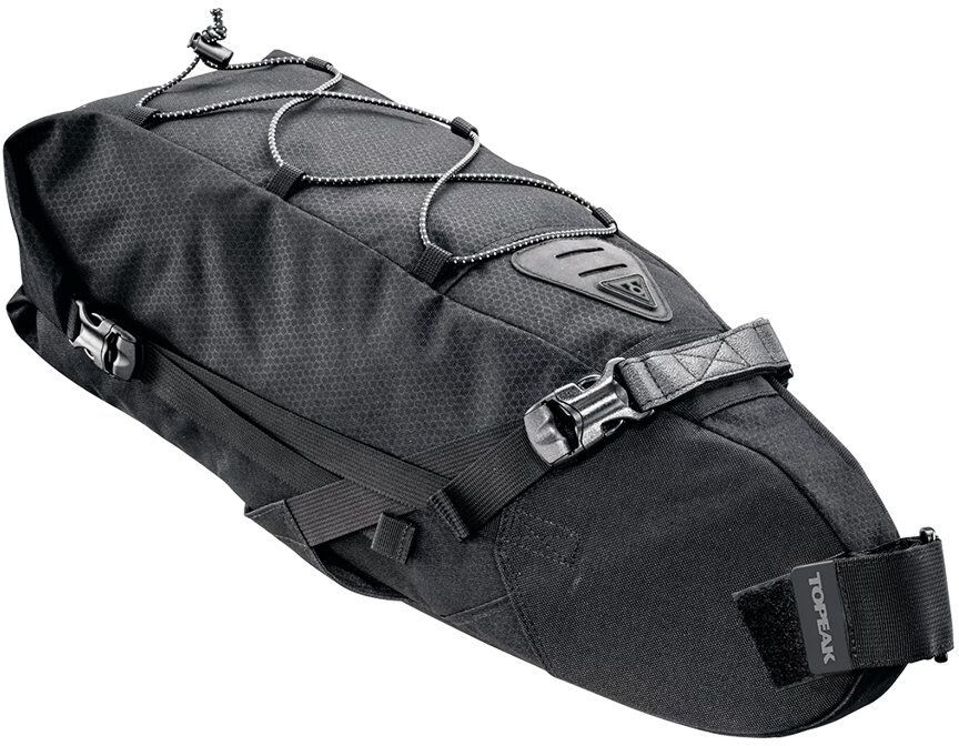 TOPEAK bikepacking BACKLOADER, rolovacie brašna na sedlovku 10l čierna Veľkosť: UNI