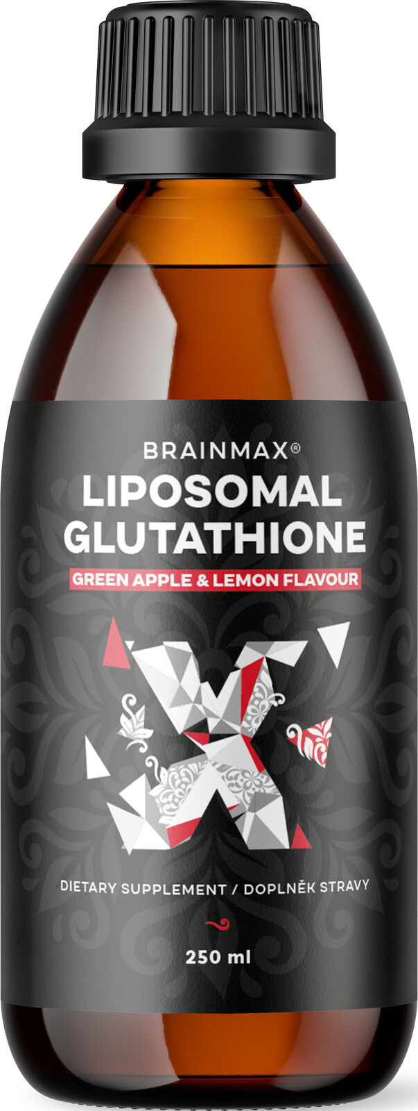 BrainMax Liquid Liposomal Glutathione Green Apple & Lemon 250 ml