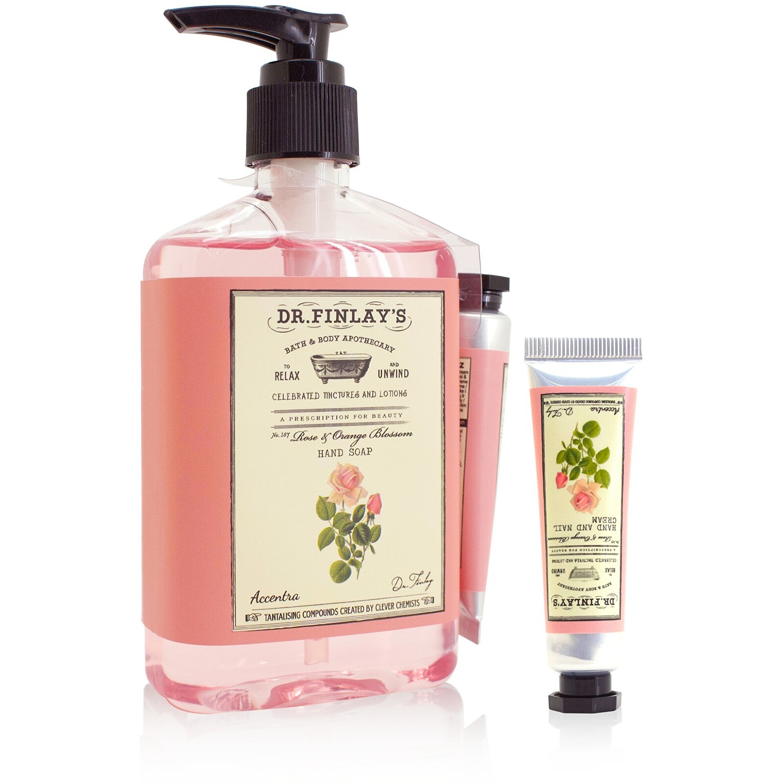 Accentra Darčeková sada starostlivosti o ruky Rose & Orange Blossom Dr. Finlay`s