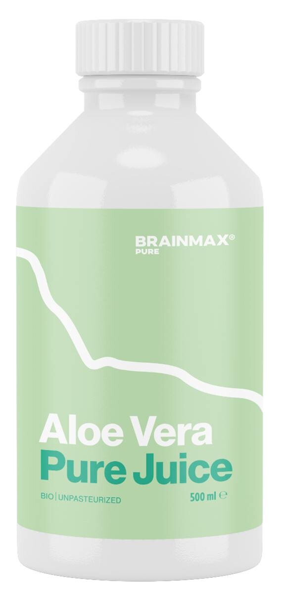 BrainMax Pure Aloe Vera Juice BIO 500 ml - ČAKÁME NA UPRESNENIE BIO