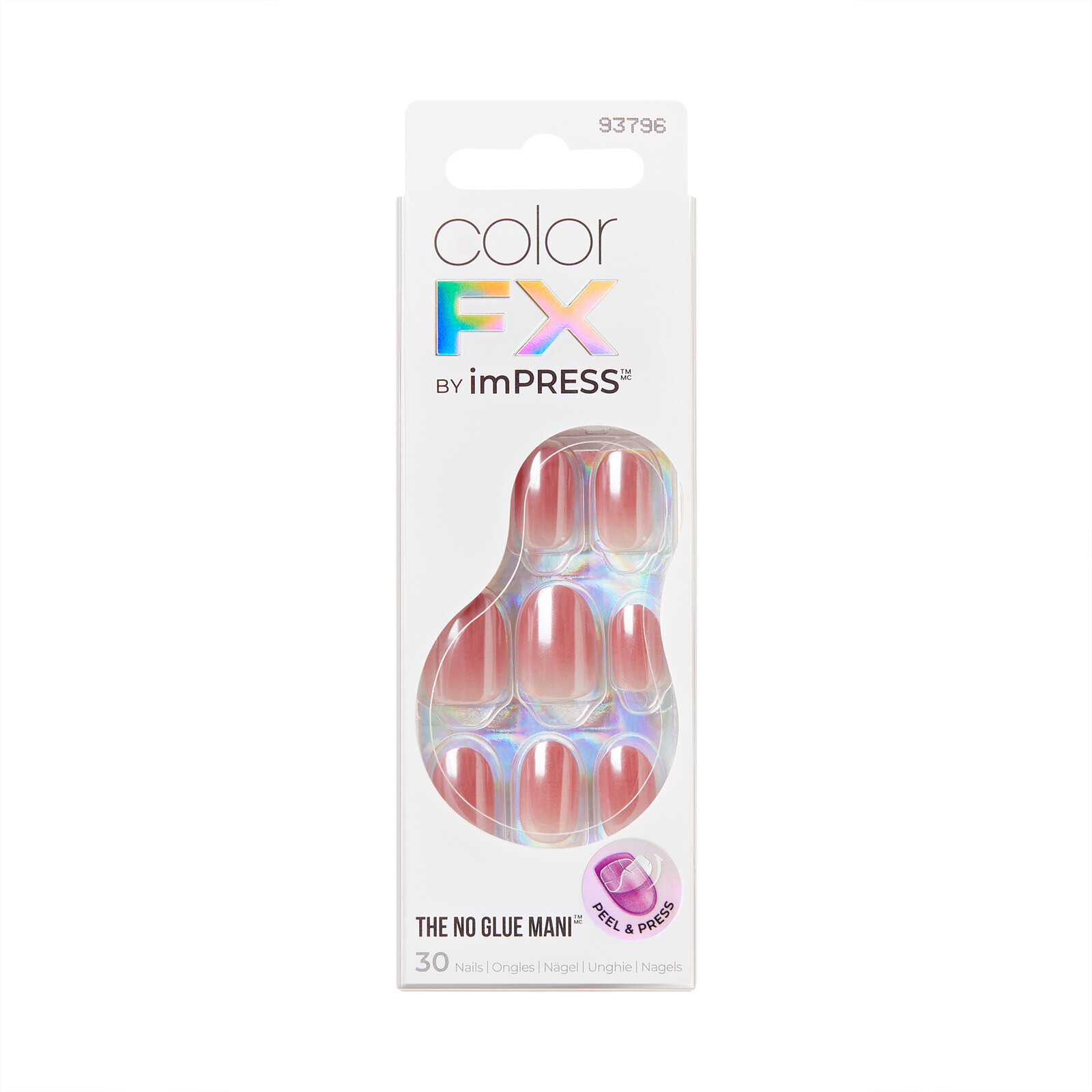 KISS Nalepovacie nechty imPRESS Color FX - Boundless 30 ks