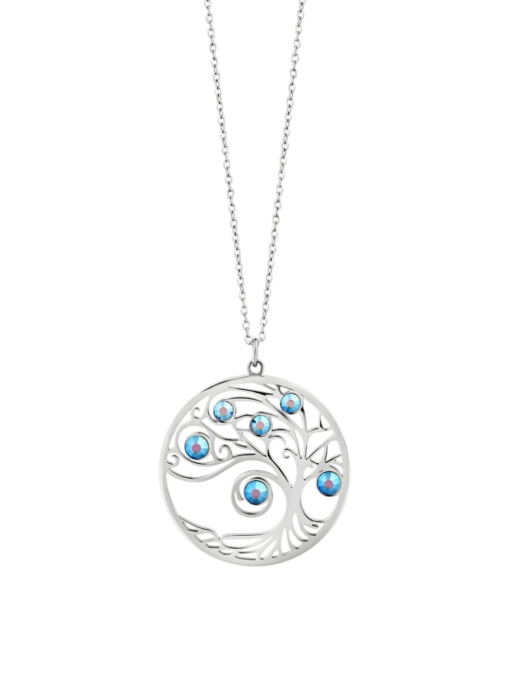 Preciosa Luxusný oceľový náhrdelník Strom života Arboria Bloom Pop 7524 68