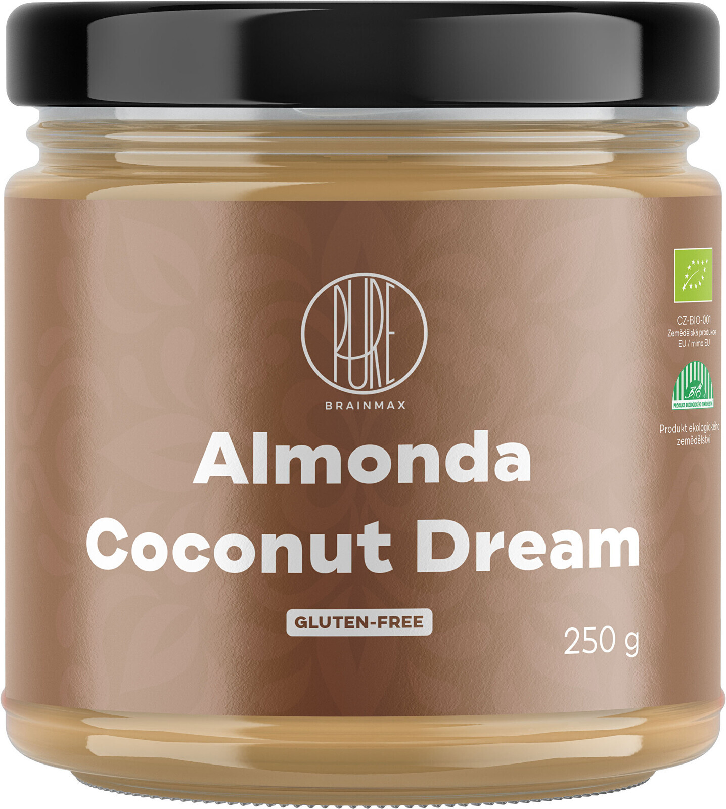 BrainMax Pure Mandľový krém s kokosom BIO 250 g