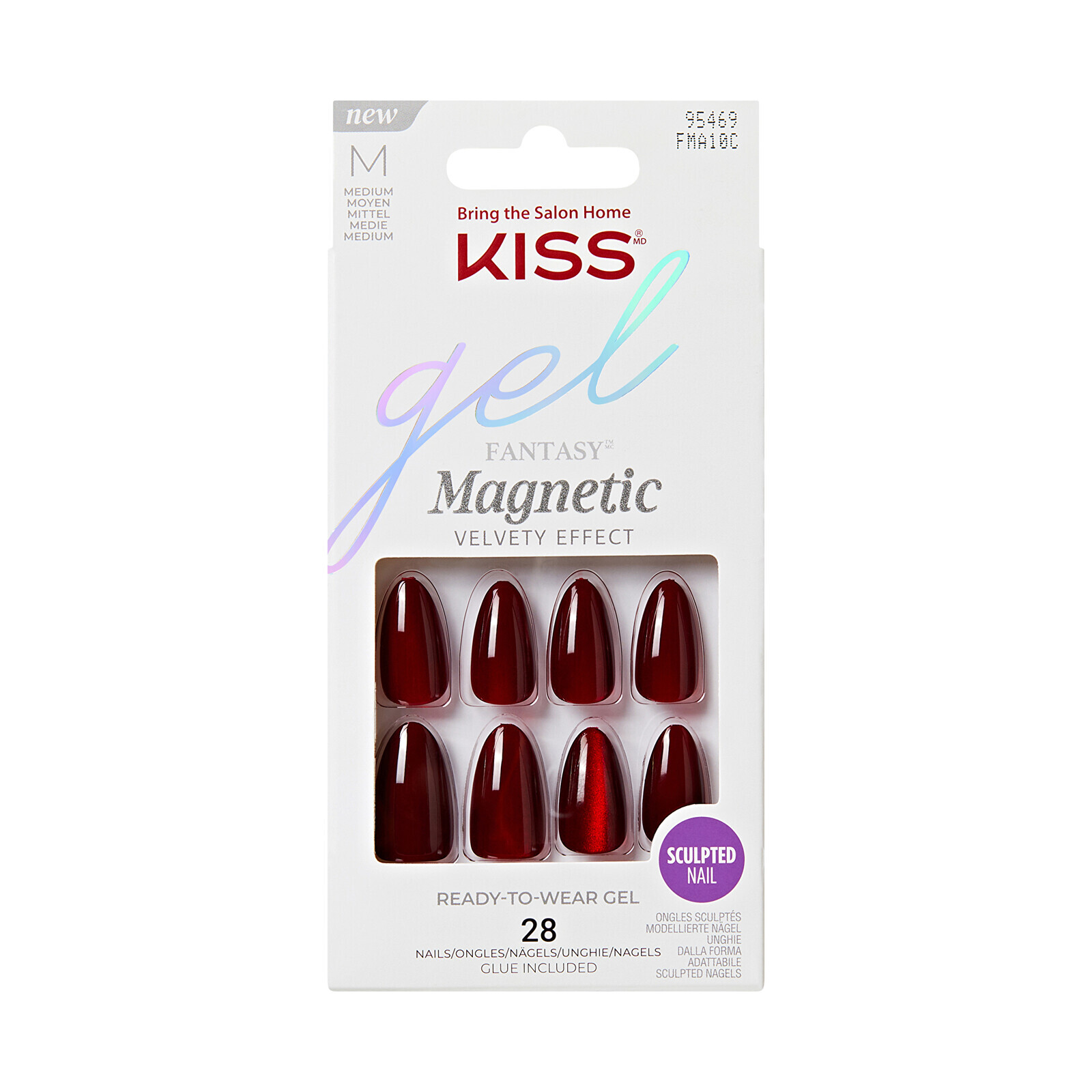KISS Umelé nechty Gél Fantasy Magnetic - BeatBelles 28 ks