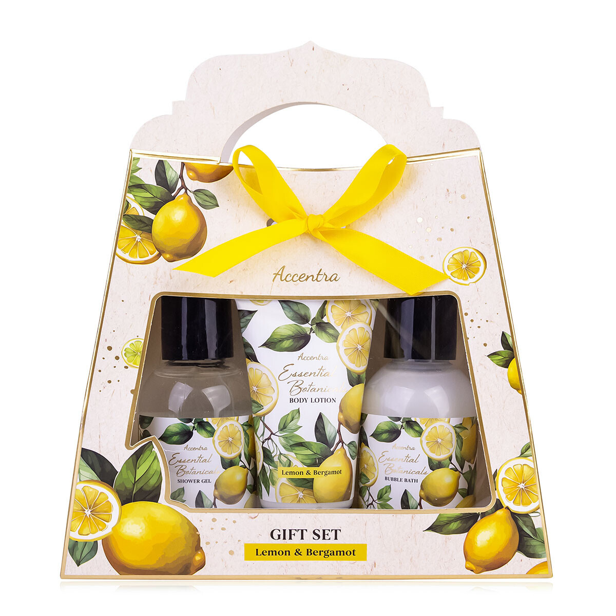 Accentra Darčeková súprava do kúpeľa Lemon & Bergamot Essential Botanics