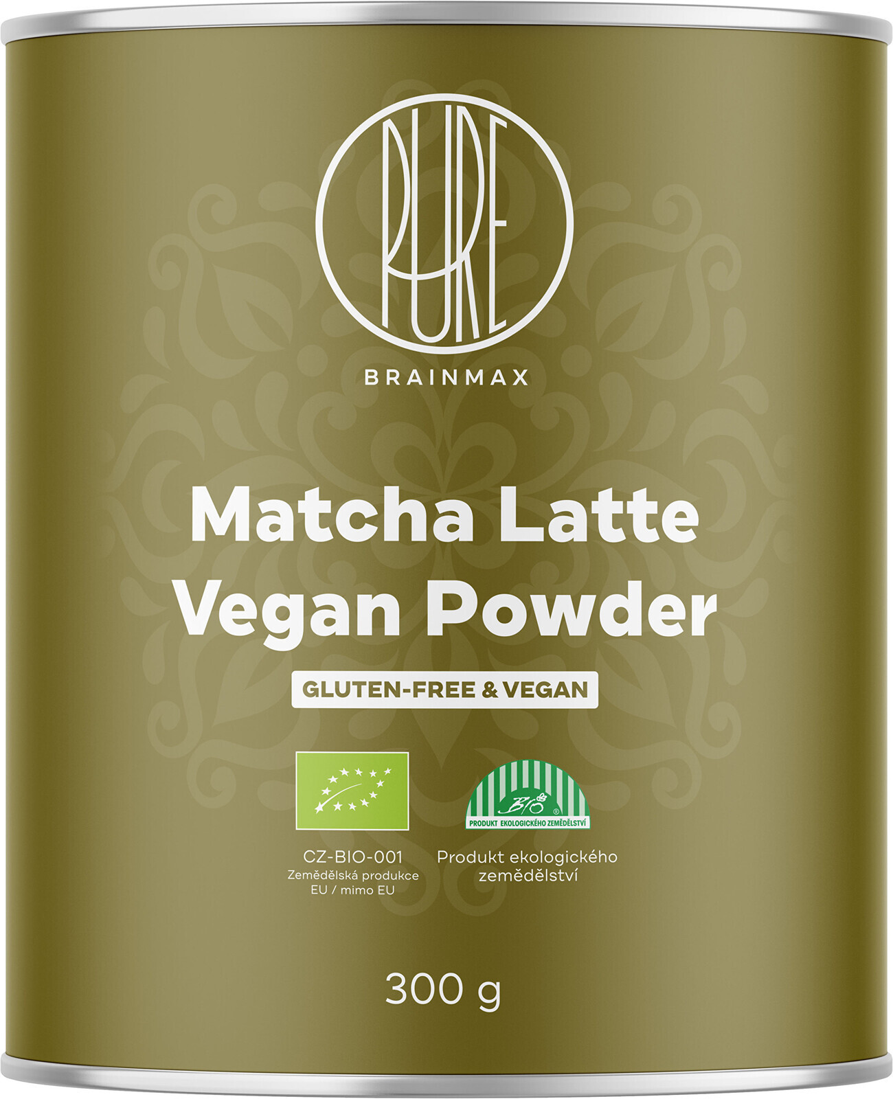 BrainMax Pure Matcha Latte Vegan BIO 300 g