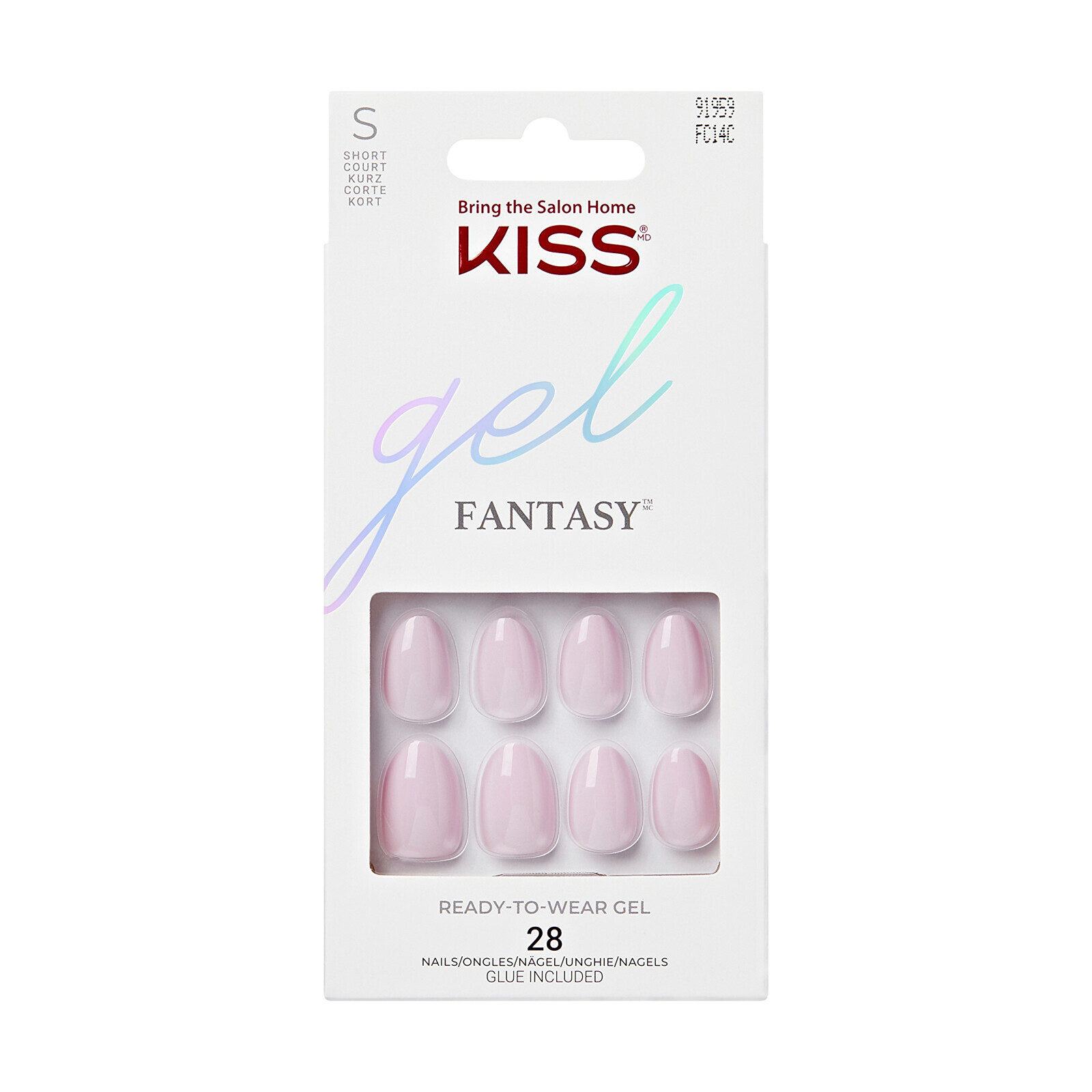KISS Umelé nechty Gél Fantasy Nails - Pure Love 28 ks