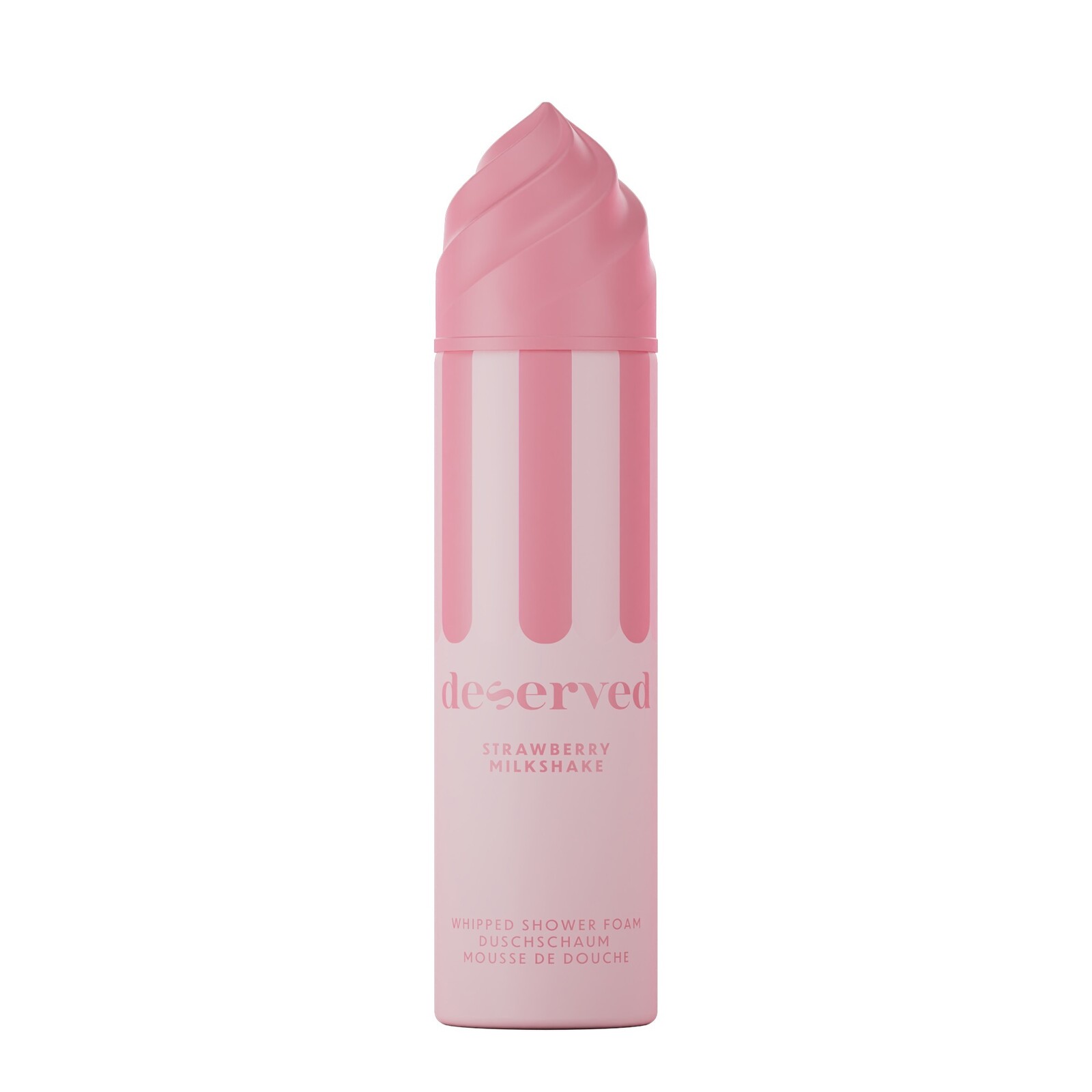 Deserved Sprchová pena Strawberry Milkshake Whipped Foam 250 ml