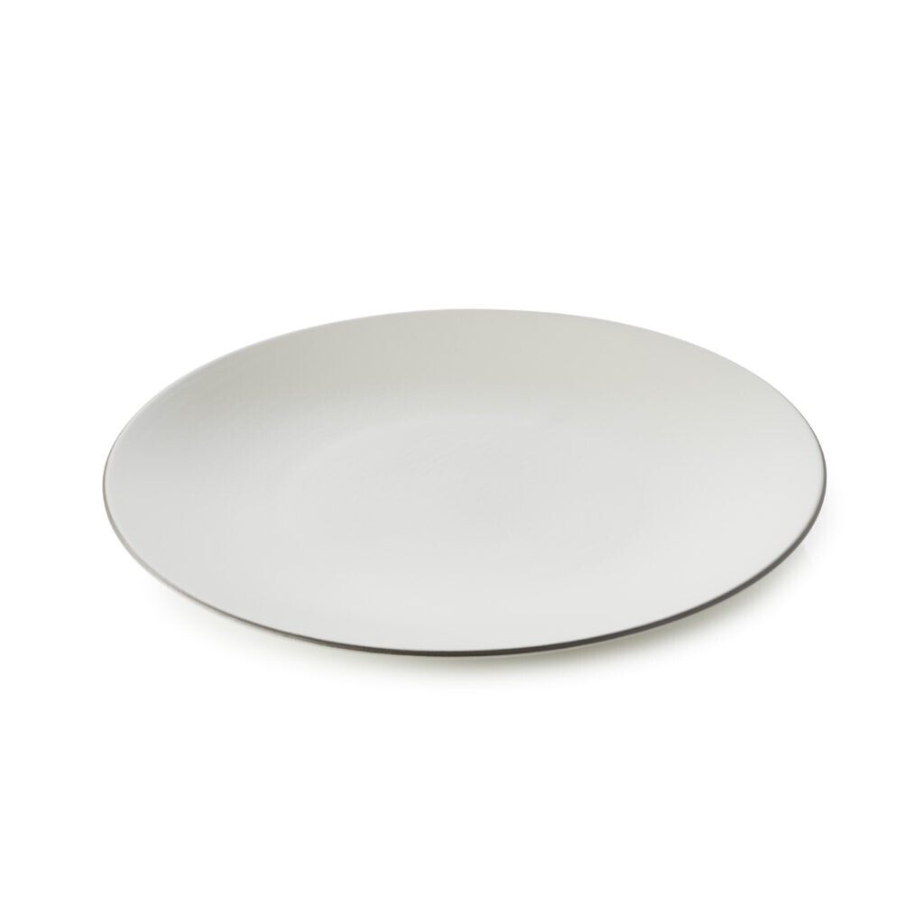 Jedálenský tanier EQUINOXE, sada 6 ks, 26 cm, biela bavlna,REVOL