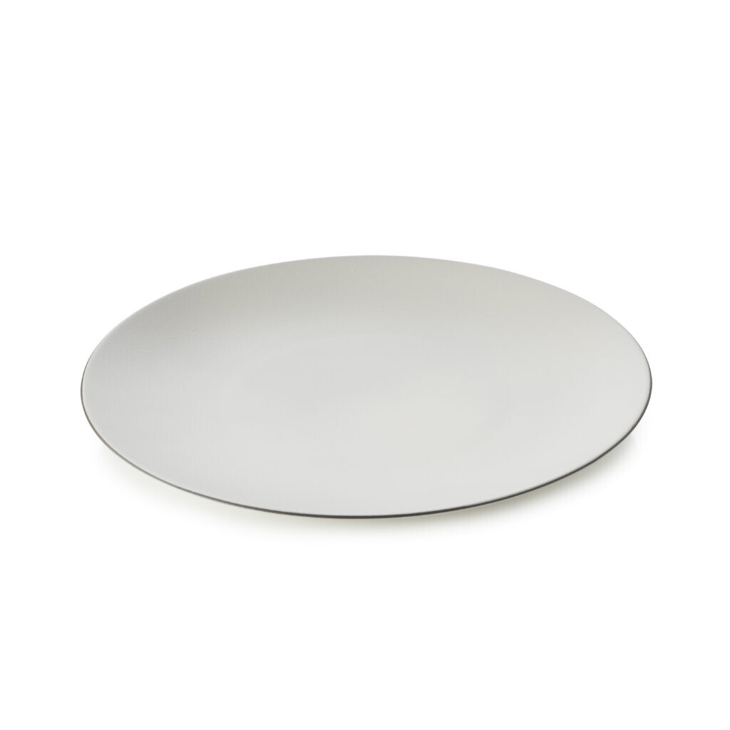 Jedálenský tanier EQUINOXE, sada 2 ks, 31 cm, biela bavlna, REVOL