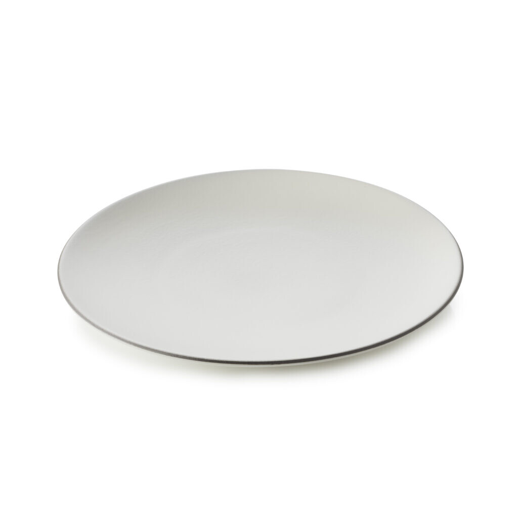 Dezertný tanier EQUINOXE, sada 6 ks, 21,5 cm, biela bavlna, REVOL