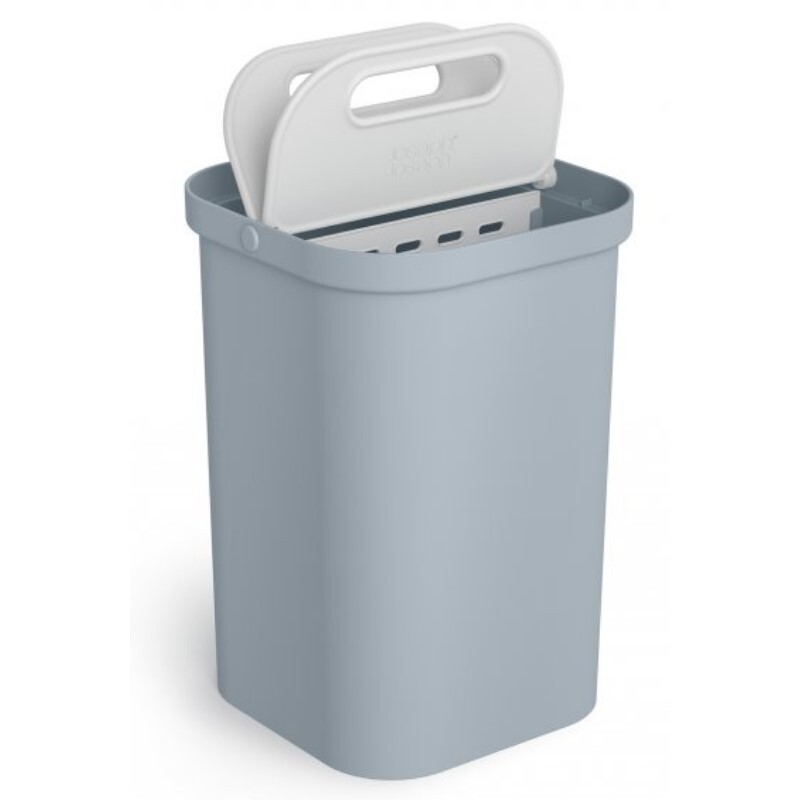 Kôš na odpadky GORECYCLE 30109 14 l, na triedený odpad, sivá, Joseph Joseph