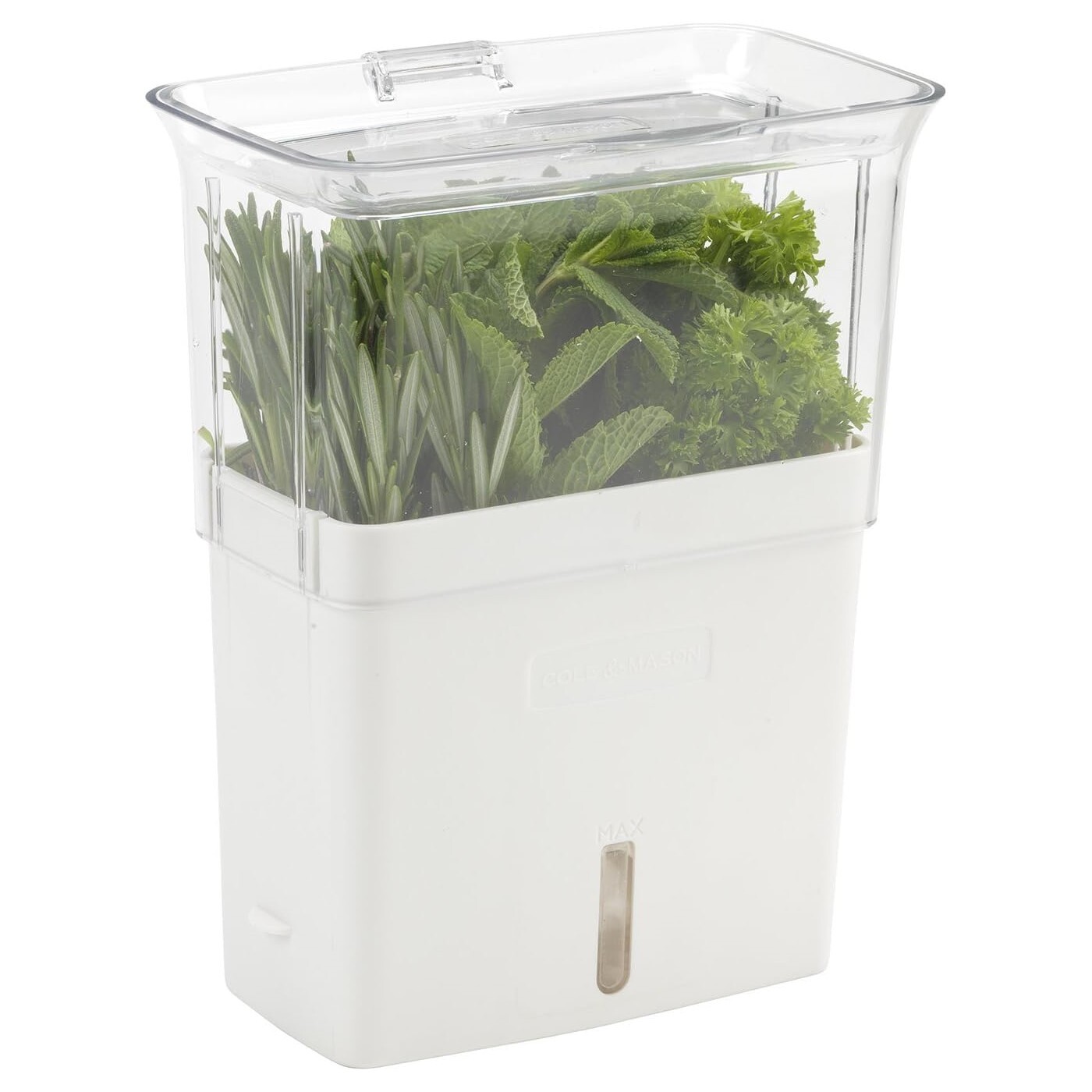 Kvetináč TEALBY 15 cm, biela, plast, Cole & Mason