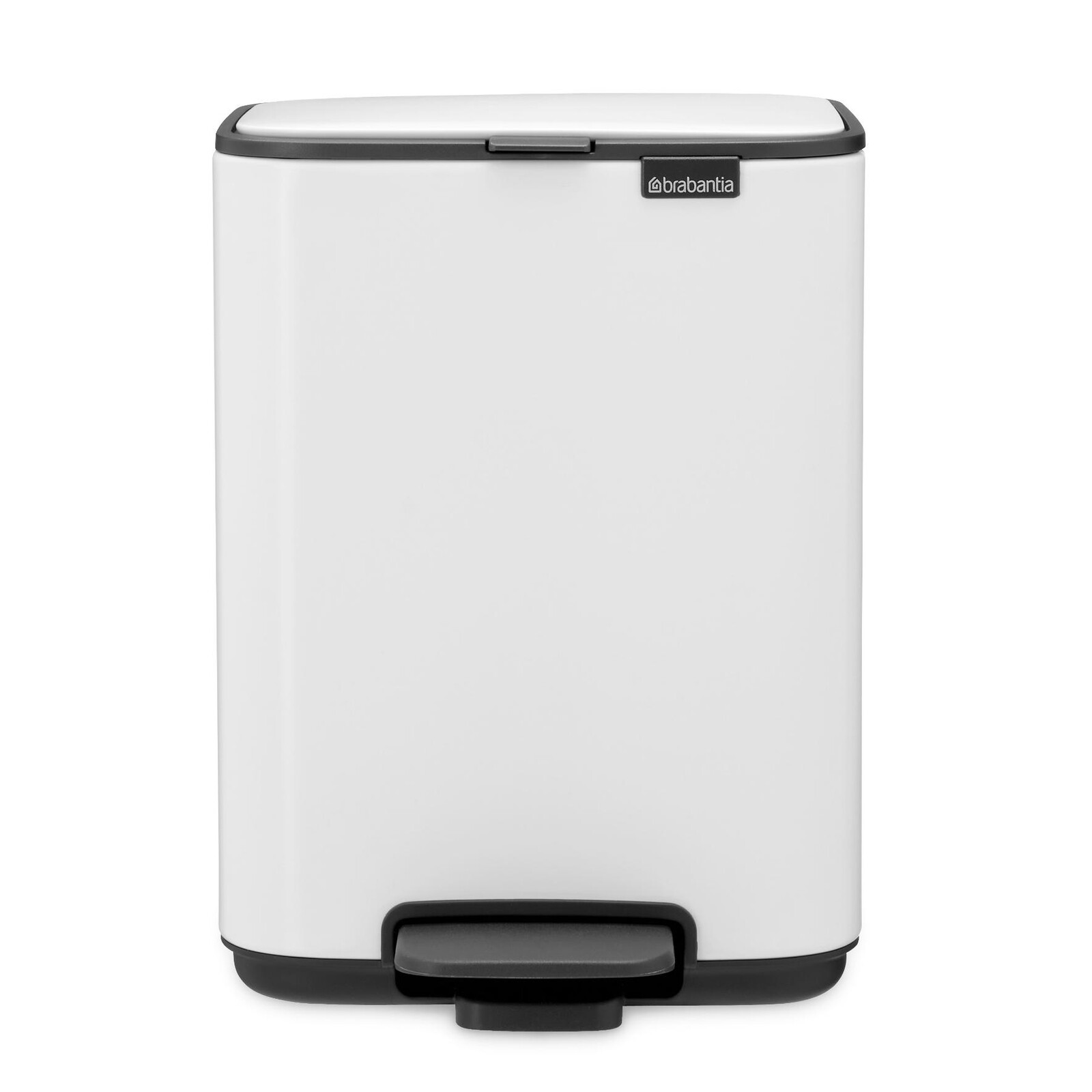Pedálový odpadkový kôš BO 4 l, biela, oceľ, Brabantia