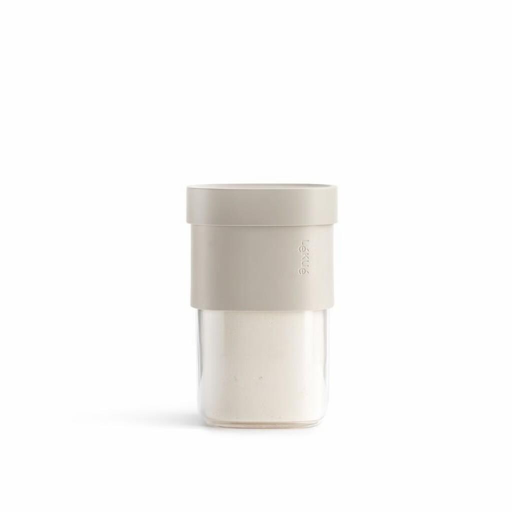 Dóza na potraviny FLIP STORAGE 850 ml, béžová, plast, Lékué