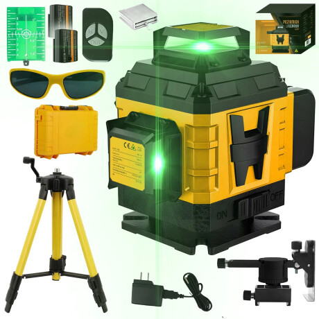 MG Laser L27 laserová vodováha + statív, čierna