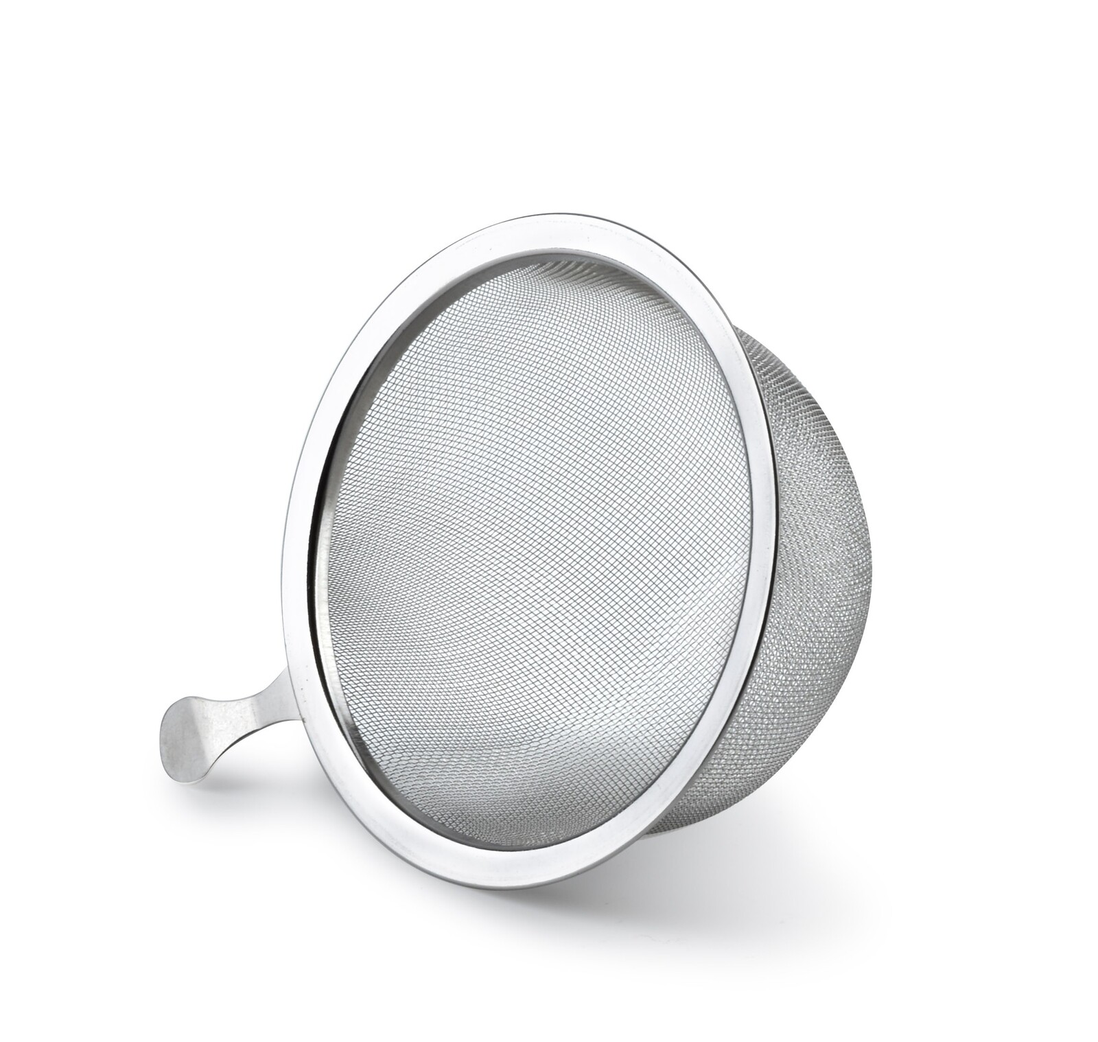 Čajové sítko BASIC STEEL 7,5x6 cm stříbrné