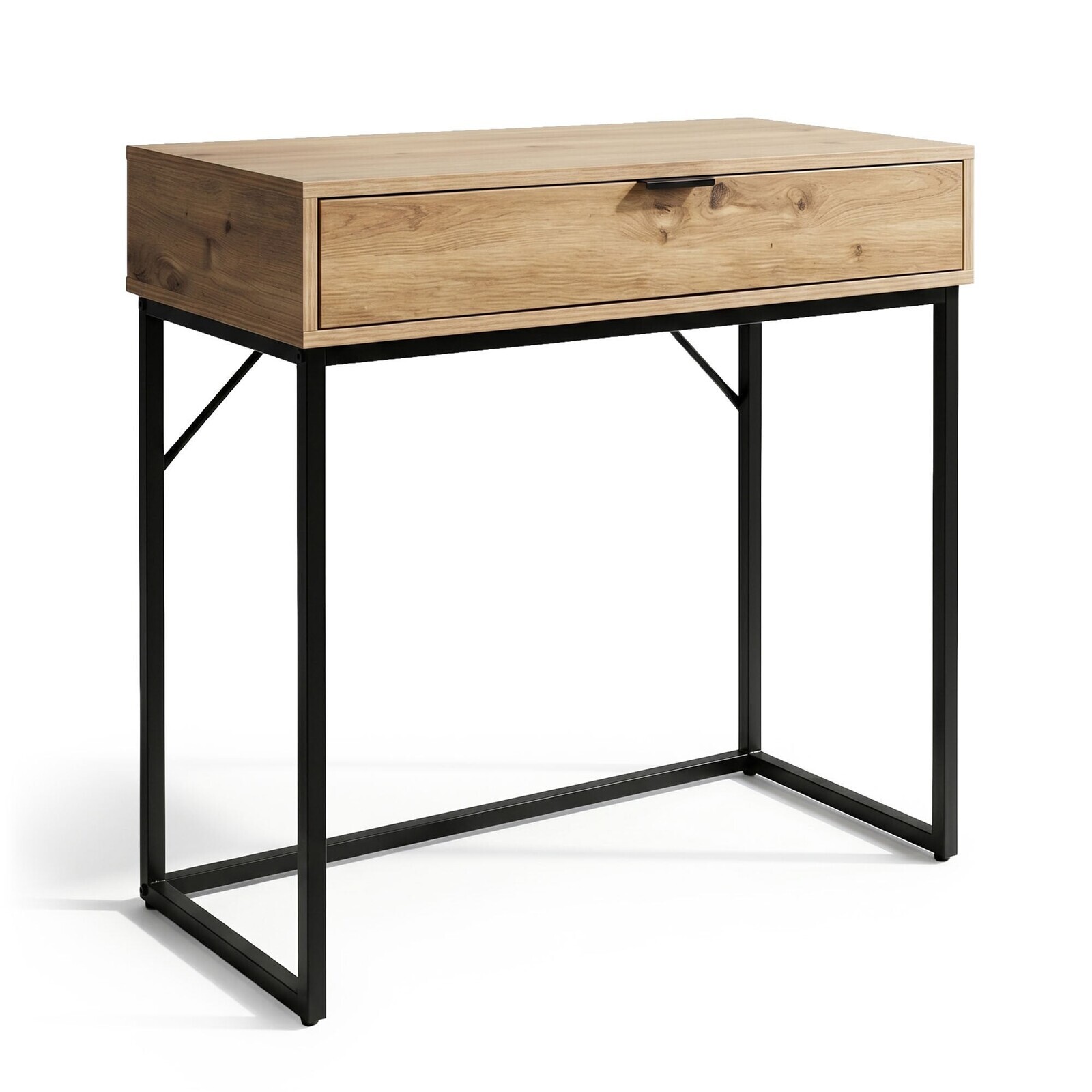Konzolový stolek Modena 80 cm černý/dub Artisan