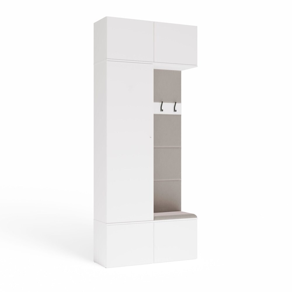 Předsíňová stěna Haga 1Sz1W 100 cm bílá