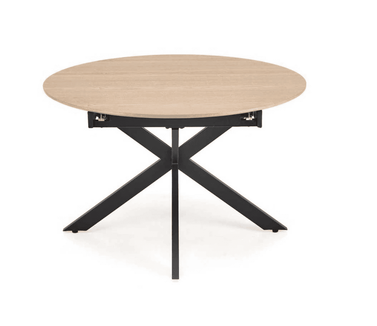 Rozkladací jedálenský stôl ACORD 120/200 cm dub prírodný/čierny