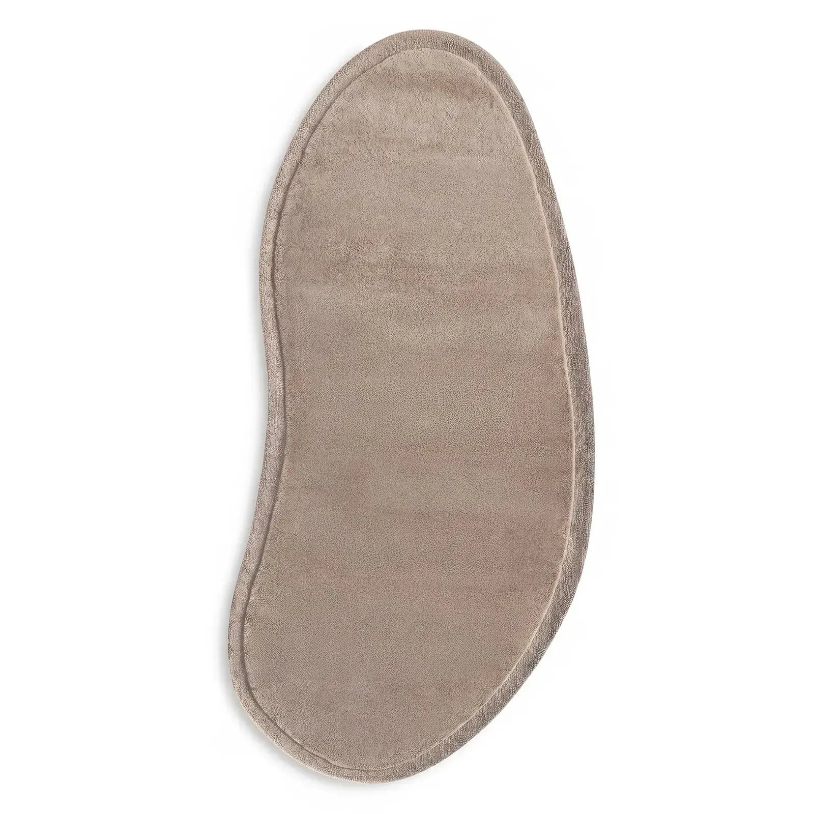 Vlněný koberec Tsuki 105x210 cm taupe