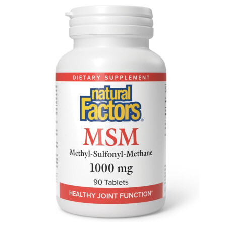 NATURAL FACTORS MSM 1000 mg 90 kapsúl