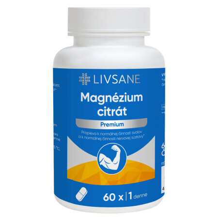 LIVSANE Magnézium citrát premium 60 tabliet
