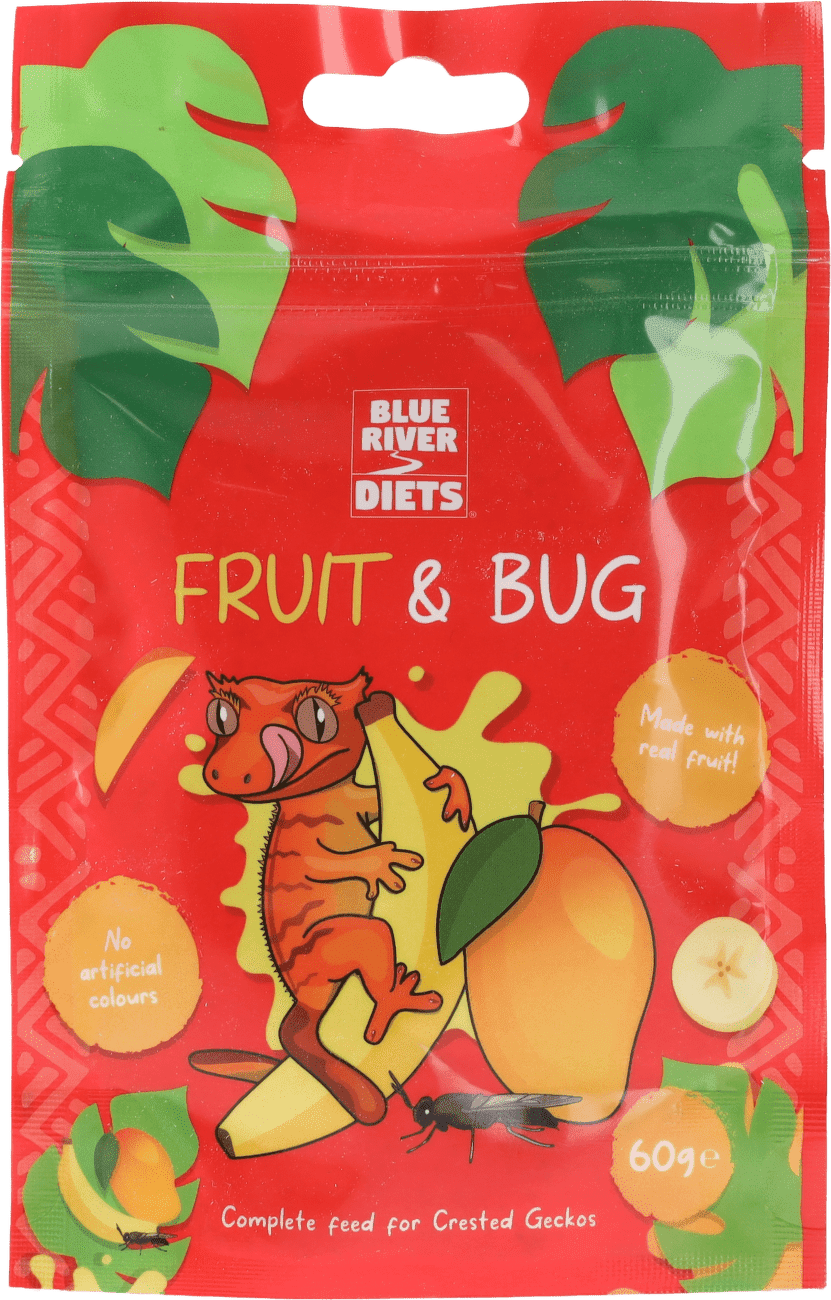 Krmivo Blue River Diets instantná kaša ovocie a hmyz 60 g