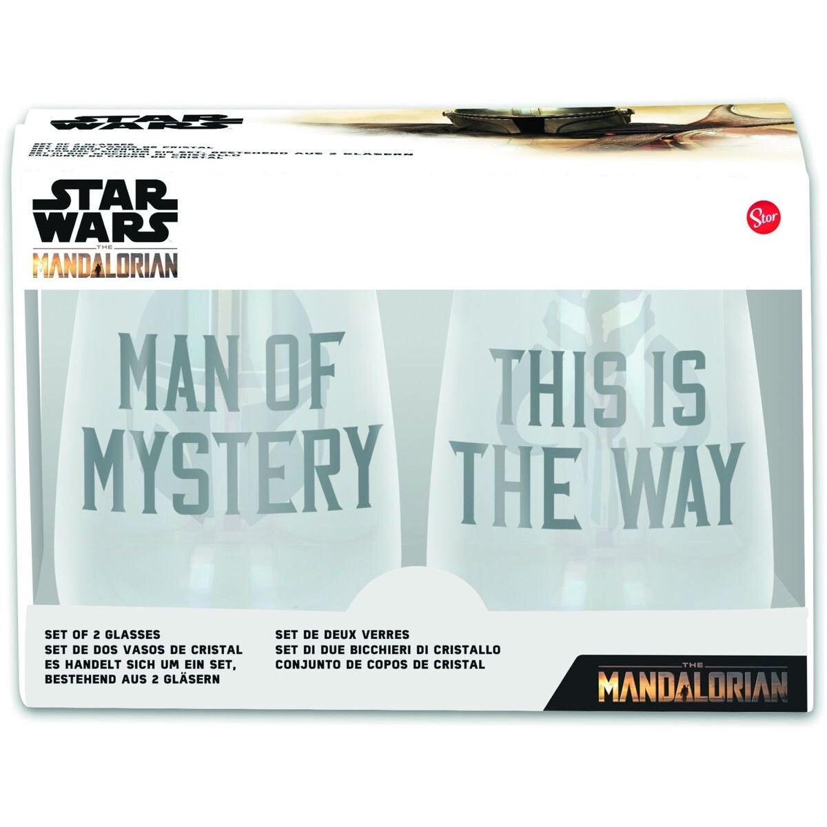 Stor Mandalorian Sada pohárov