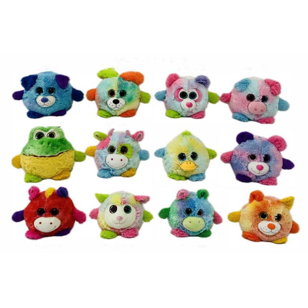 Alltoys Plyšová guľa s veľkými očami 19 cm