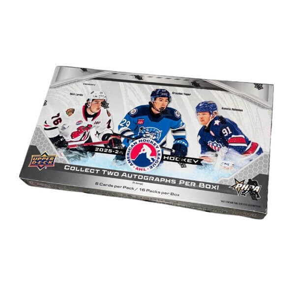 Upper Deck 2025-2026 Upper Deck AHL Hockey Hobby Box - hokejové karty