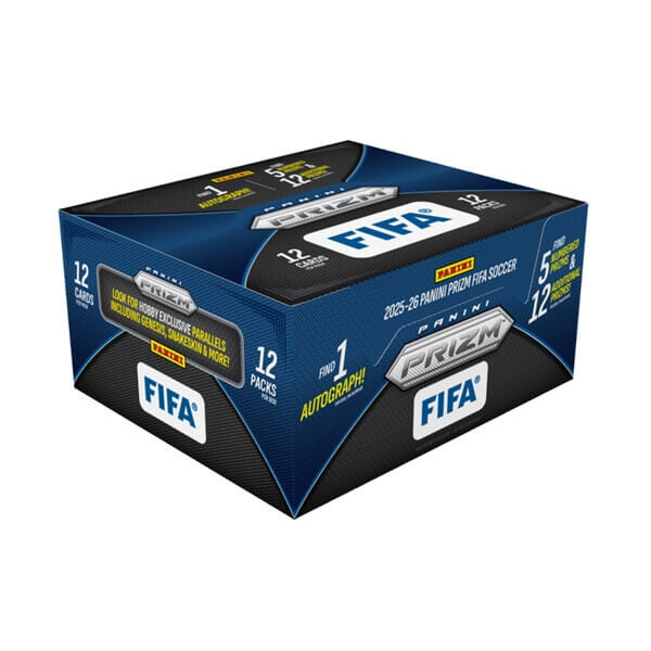 Panini 2025-2026 Panini Prizm FIFA Soccer Hobby Box - futbalové karty