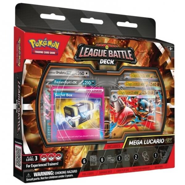 Nintendo Pokémon Mega Lucario ex League Battle Deck