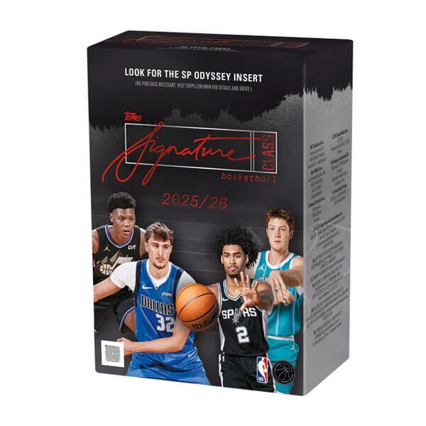 Topps 2025-2026 NBA karty Topps Signature Class Basketball Blaster Box