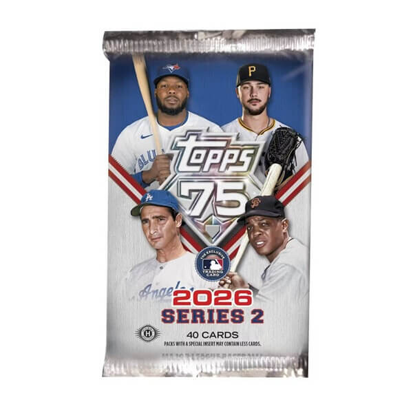 Topps 2026 Topps Series 2 Baseball Hobby Jumbo balíček - zberateľské karty MLB