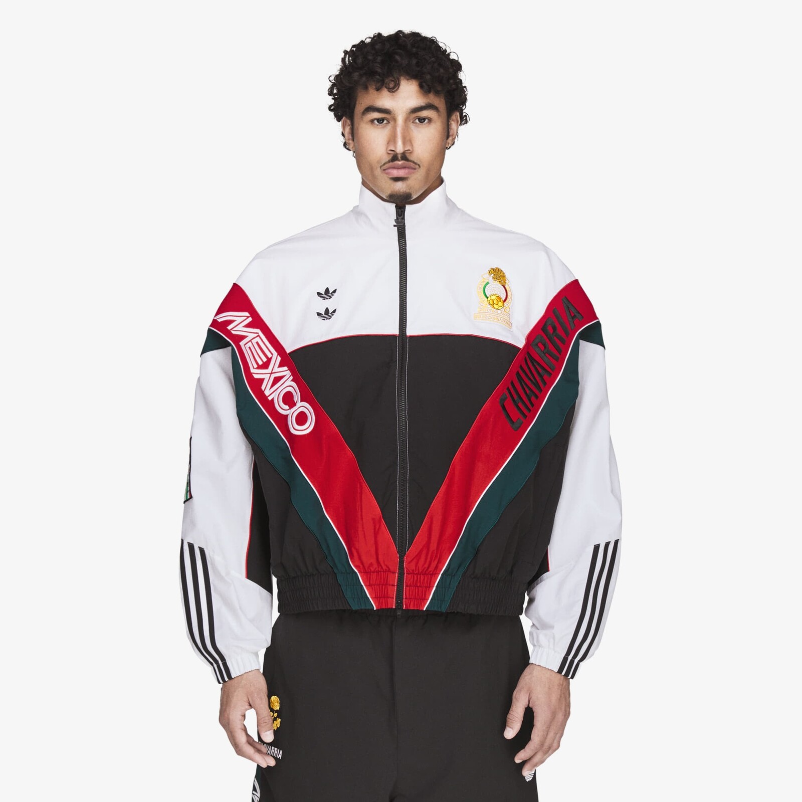 Vetrovka adidas x Willy Chavarria Cdm Woven Track Jacket White/ Black XL