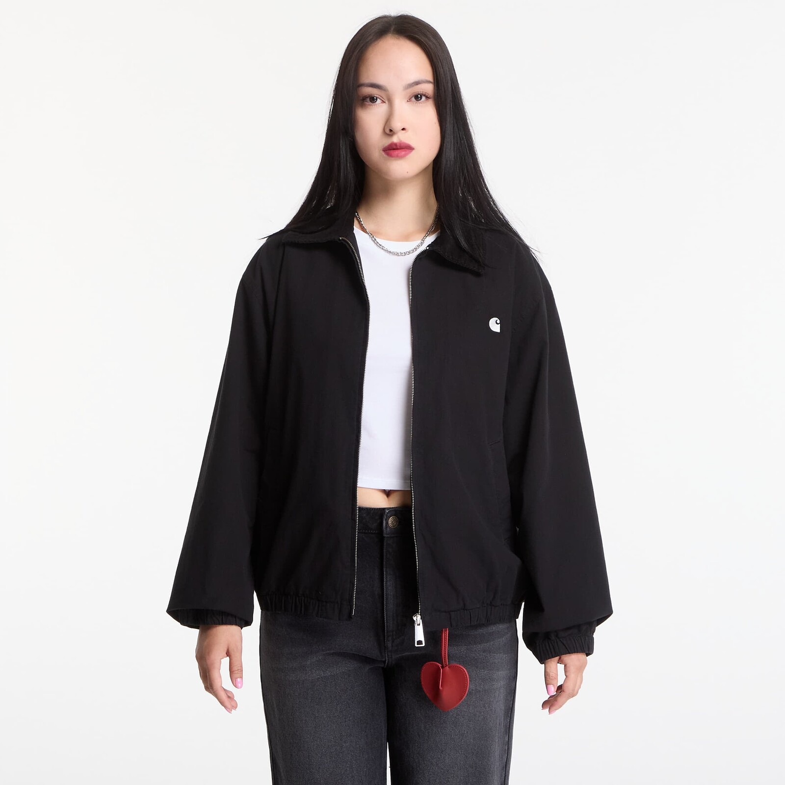 Bunda Carhartt WIP Madison Ripstop Jacket UNISEX Black/ Wax Garment Dyed M