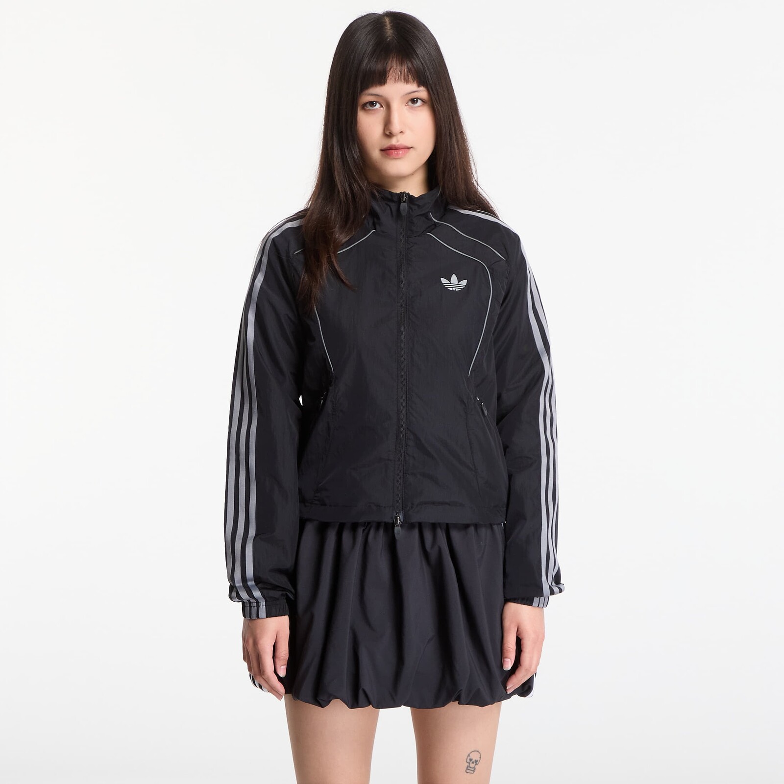 Bunda adidas Teamgeist Tracktop Black/ Black Reflective/ Iron Met. XL
