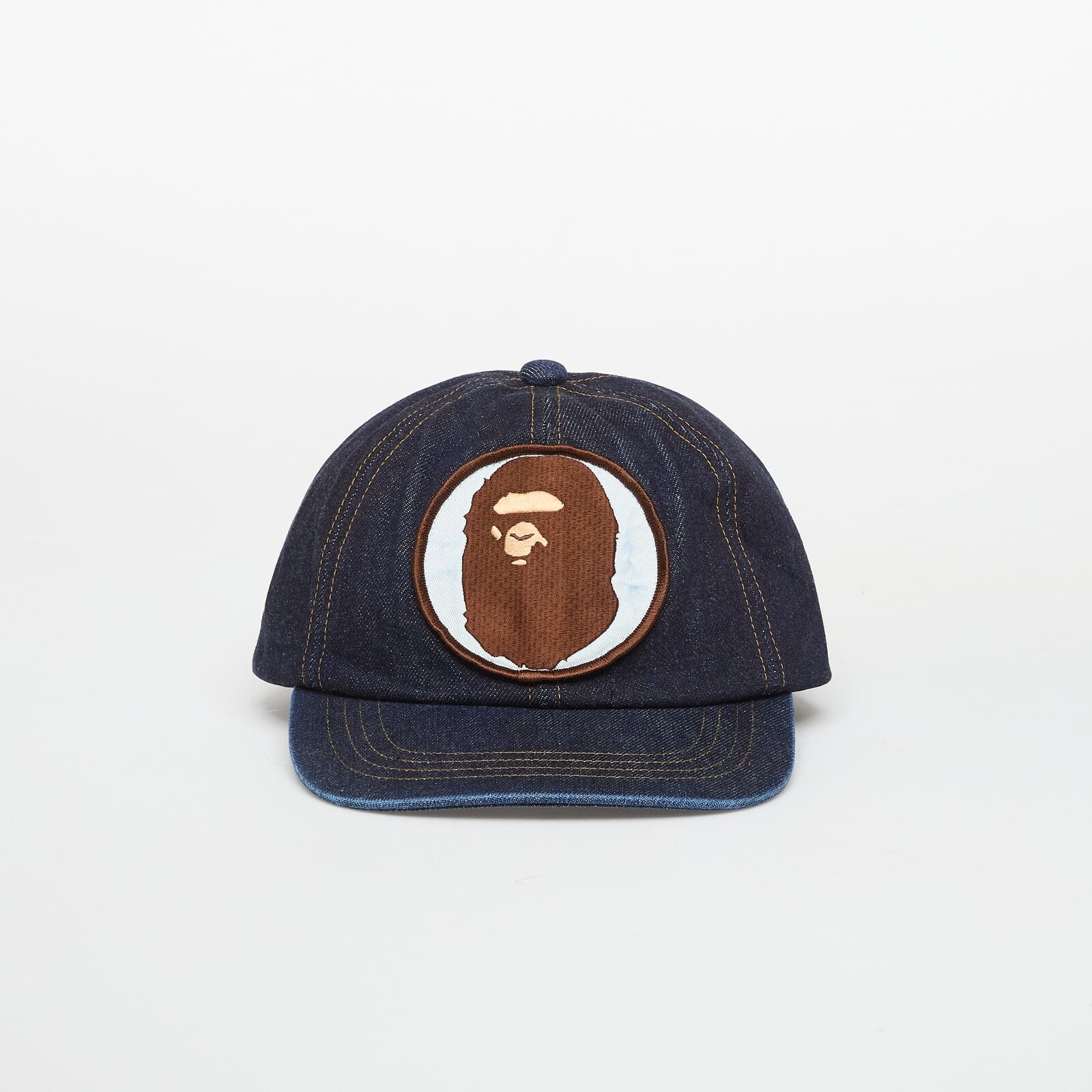 Šiltovka A BATHING APE Washed Denim Cap M Indigo Universal