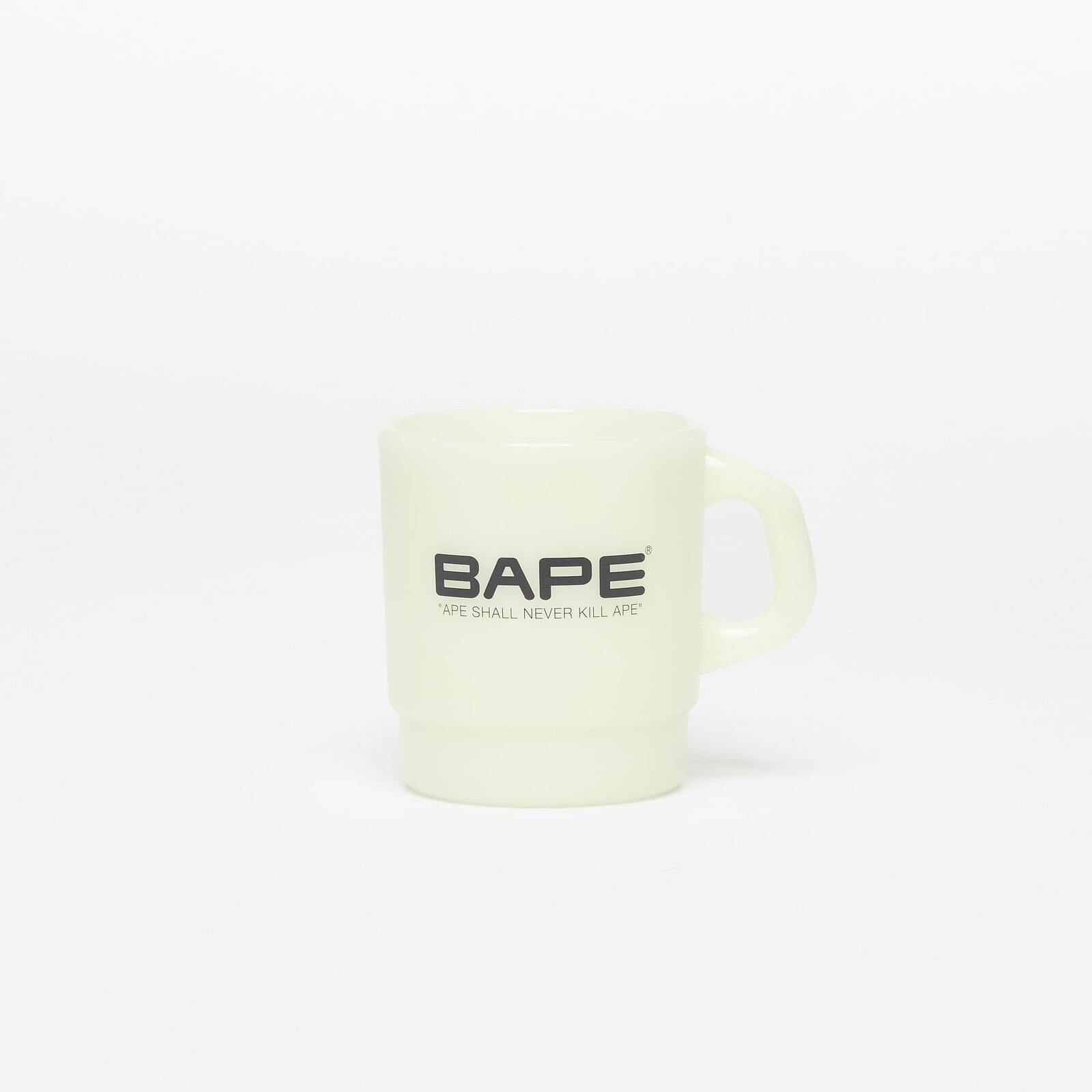 A BATHING APE Ape Head Glow In The Dark Stacking Mug M Green Universal