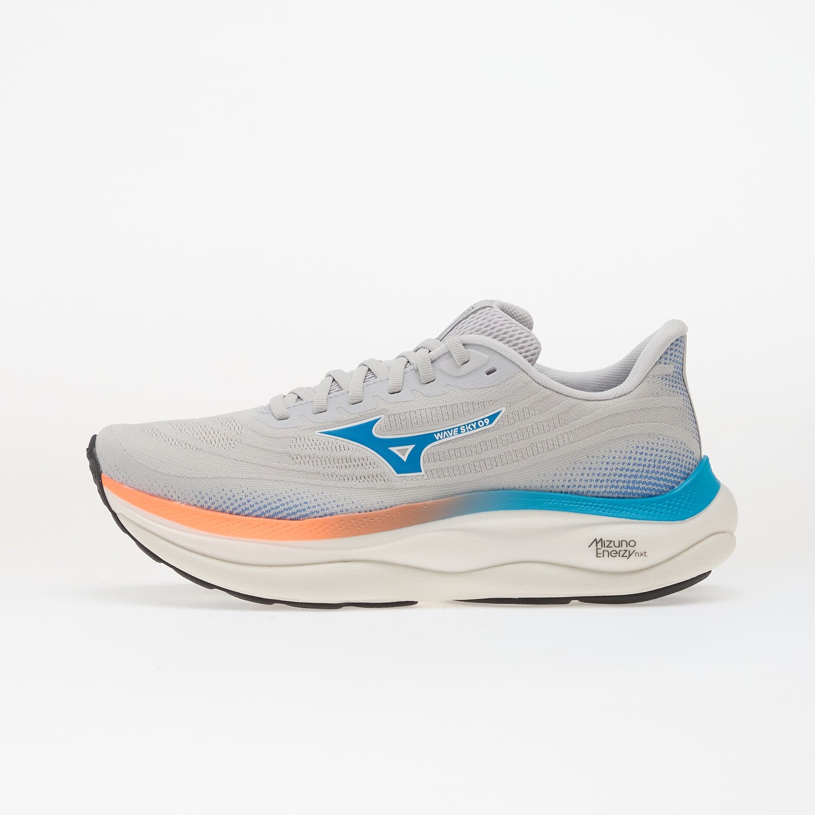 Tenisky Mizuno WAVE SKY 9 Cloudscape/ Blue Jewel/ Lava Orange EUR 44.5