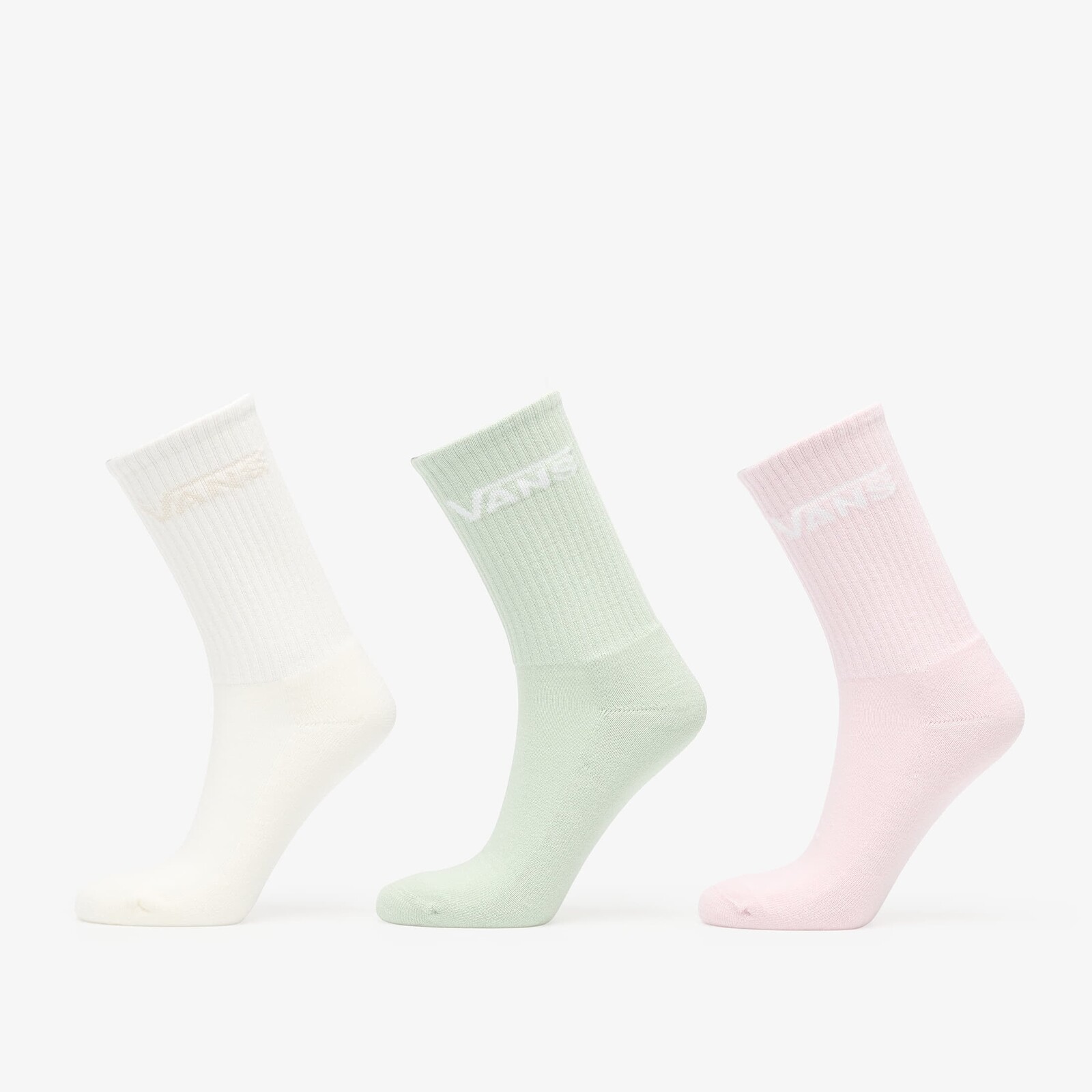 Ponožky Vans Rox Classic Crew Socks Green/ Pink/ White M
