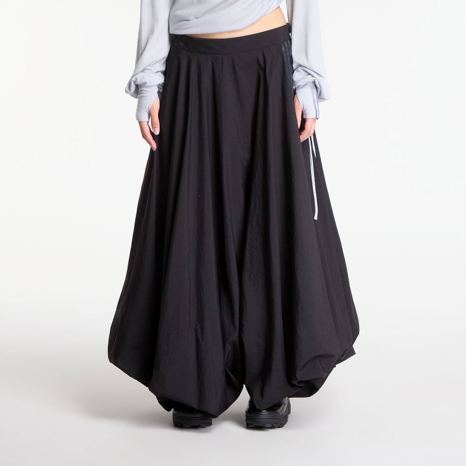 Sukňa Y-3 Gradient 3 Stripes Nylon Balloon Skirt Black S