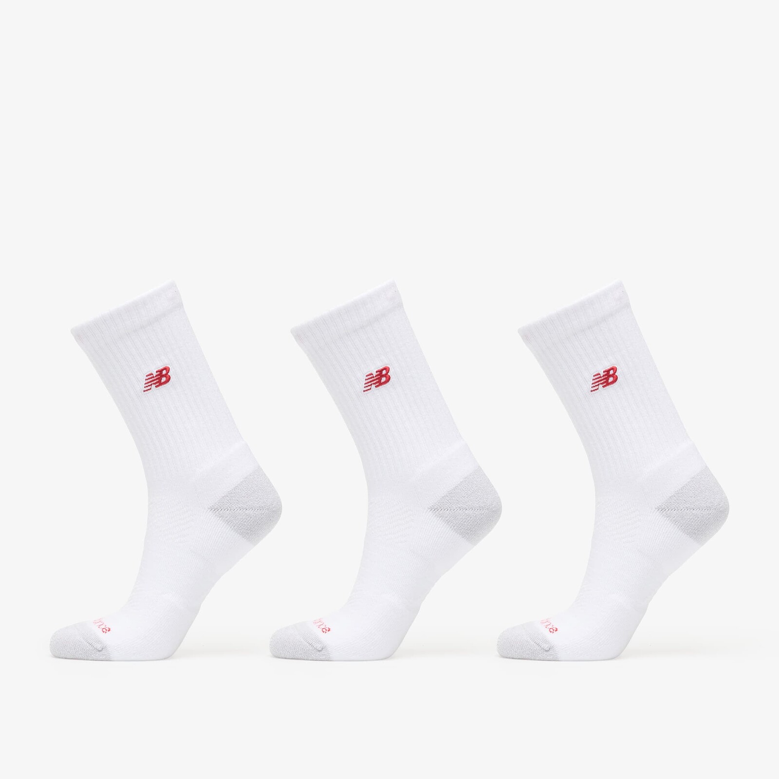 Ponožky New Balance Active Premium Crew 3-Pack White M