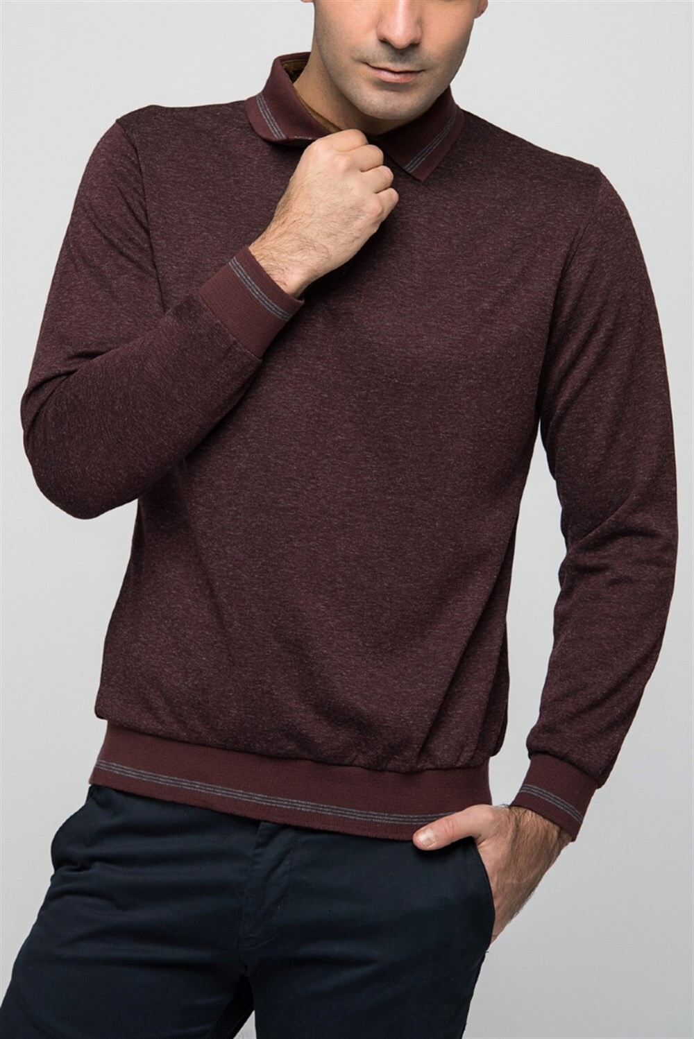 Pánska mikina Dewberry burgundy