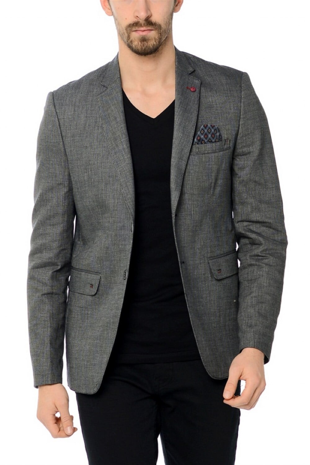 C2600 Dewberry pánska bunda - čierna