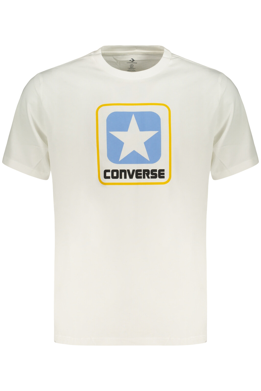 Biele pánske tričko s krátkym rukávom Converse